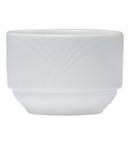 Arcoroc Horizon Extra Strong Porcelain Bouillon Cup, 9 Ounce -- 24 per case.
