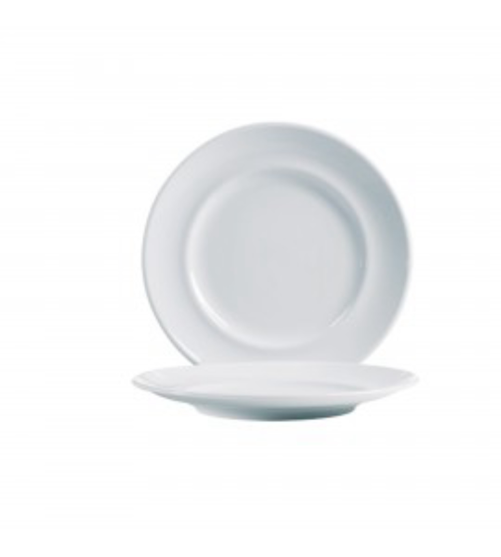 Arcoroc Rondo Extra Strong Porcelain Dinner Plate, 11 inch -- 24 per case.