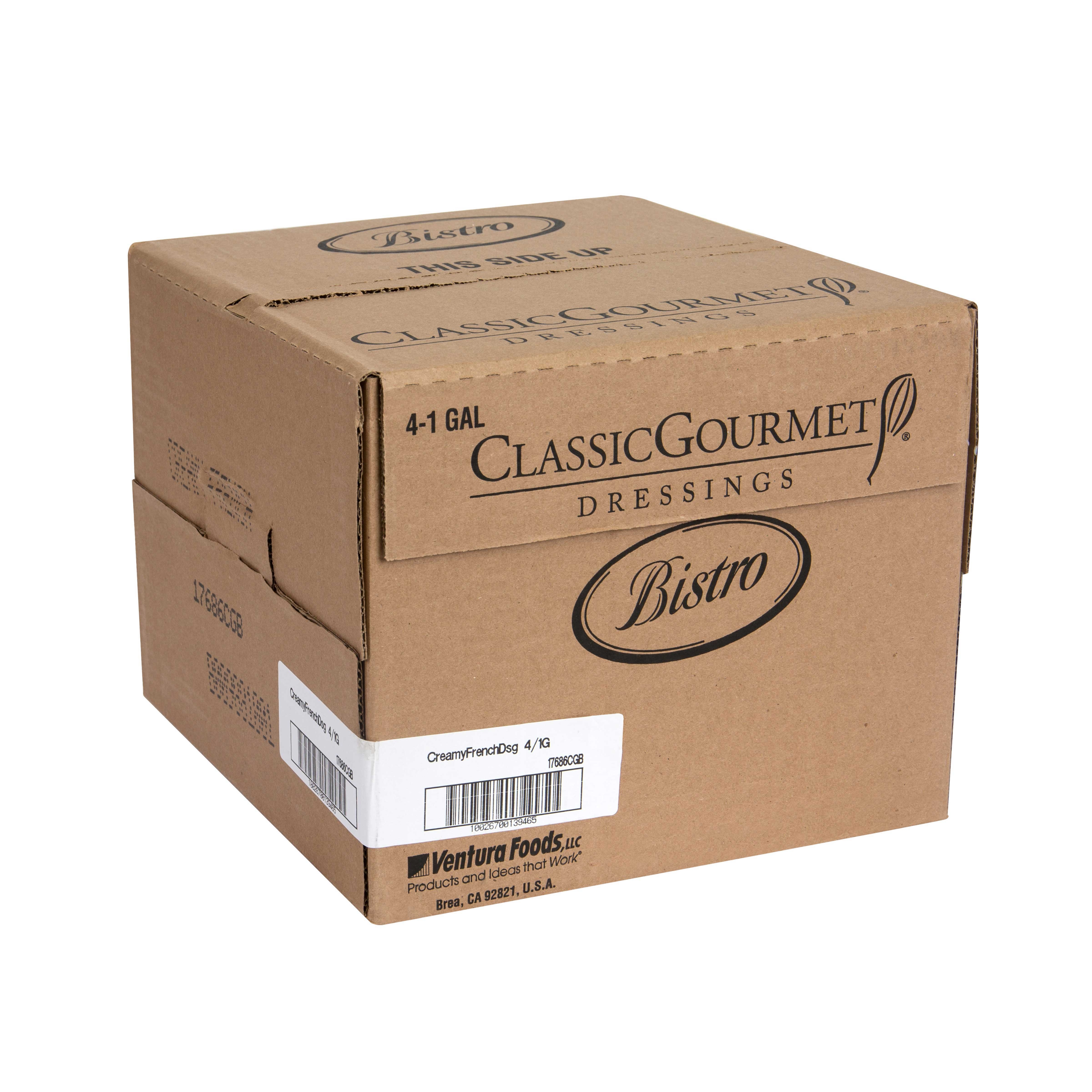 Classic Gourmet Bistro Creamy French Salad Dressing, 4 Gallon