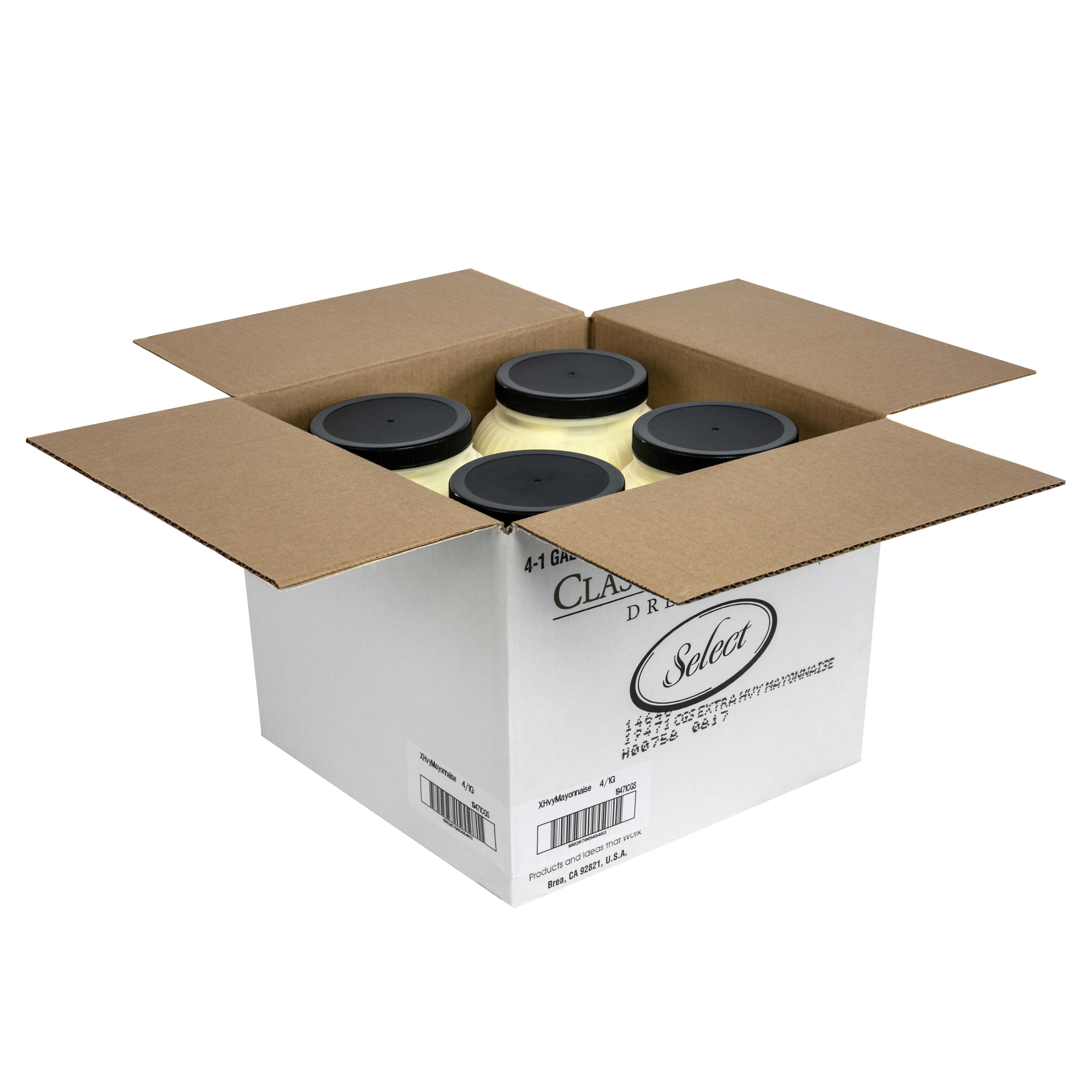 Classic Gourmet Select Extra Heavy Duty Mayonnaise, 7.3 Pound Jar -- 4 Per Case