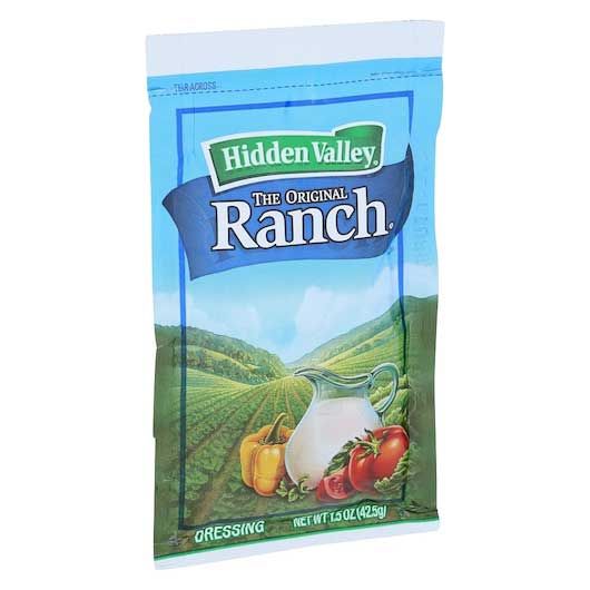 Hidden Valley Original Ranch Dressing Single Serve, 1.5 Ounce -- 84 Per Case