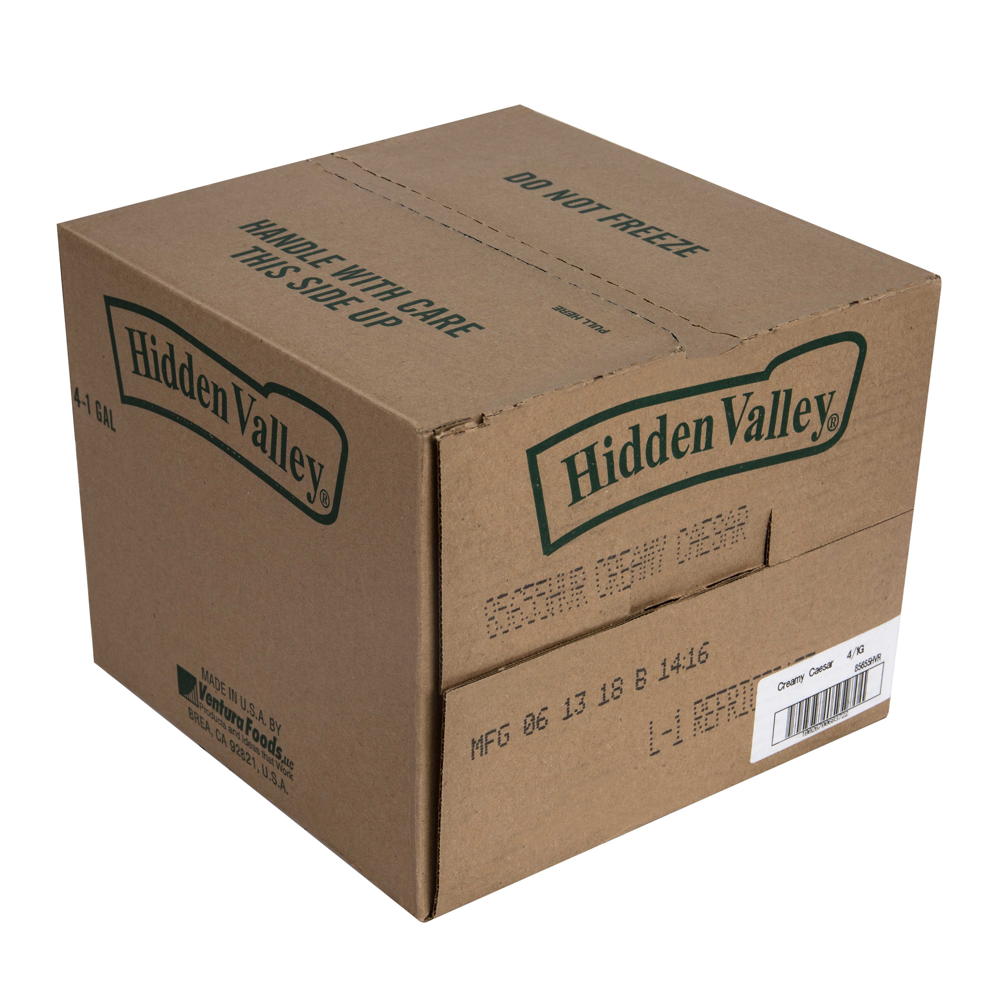 Hidden Valley Robusto Creamy Caesar Dressing, 1 Gallon -- 4 Per Case