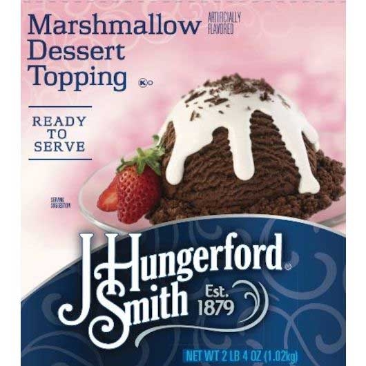 Jhs Ready To Use Marshmallow Dessert Topping, 36 Ounce -- 6 per case