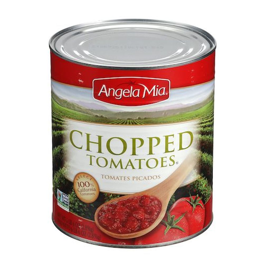Angela Mia Chopped Tomatoes, 102 Ounce -- 6 Per Case