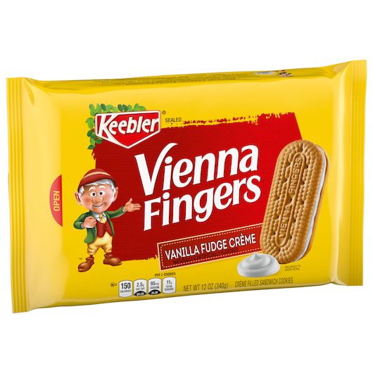 Keebler Vienna Fingers Sandwich Cookies, 12 Ounce -- 12 Per Case
