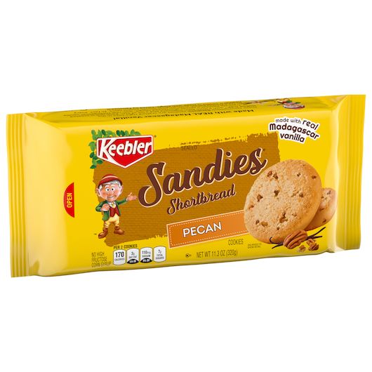 Keebler Sandies Pecan Shortbread Cookies, 11.3 Ounce -- 12 Per Case