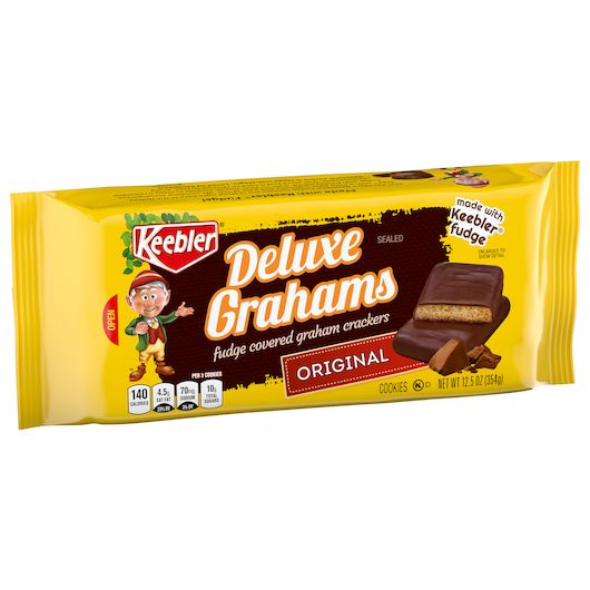Keebler Deluxe Grahams Original Cookies, 12.5 Ounce -- 12 Per Case