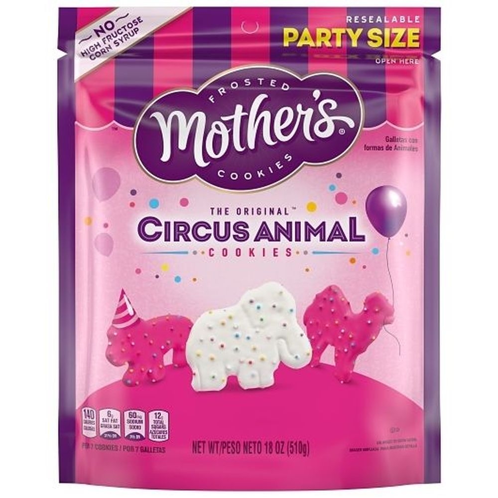 Mt-Circus Animals Mothers Original Circus Animal Cookies, 18 Ounce - 4 per case