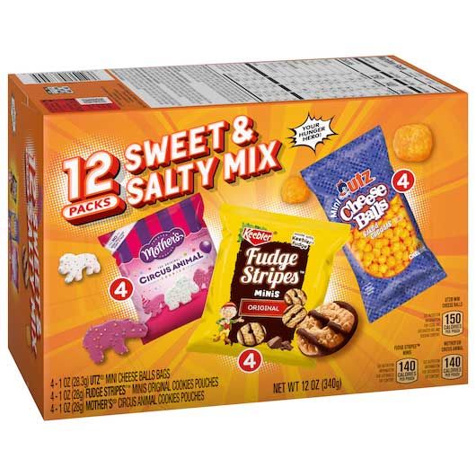 Otg Variety Packs Sweet And Salty Mix, 12 Ounce -- 4 Per Case