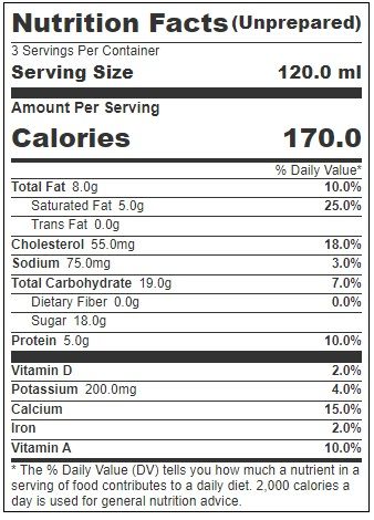 Shamrock Farms Traditional Ultra Pasteurized Eggnog, 12 Fluid Ounce -- 12 Per Case