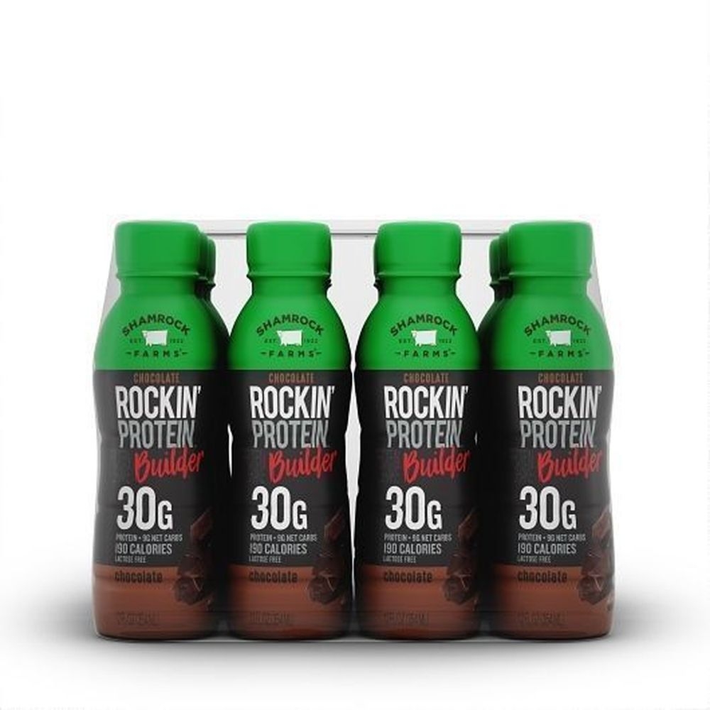 Rockin Protein Chocolate Builder, 12 Fluid Ounce -- 12 per case