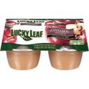 Lucky Leaf Cinnamon Applesauce, 16 Ounce -- 12 per case