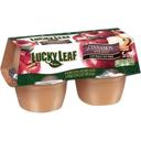 Lucky Leaf Cinnamon Applesauce, 16 Ounce -- 12 per case