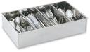 Vollrath Stainless Steel Cutlery Bins -- 6 per case.