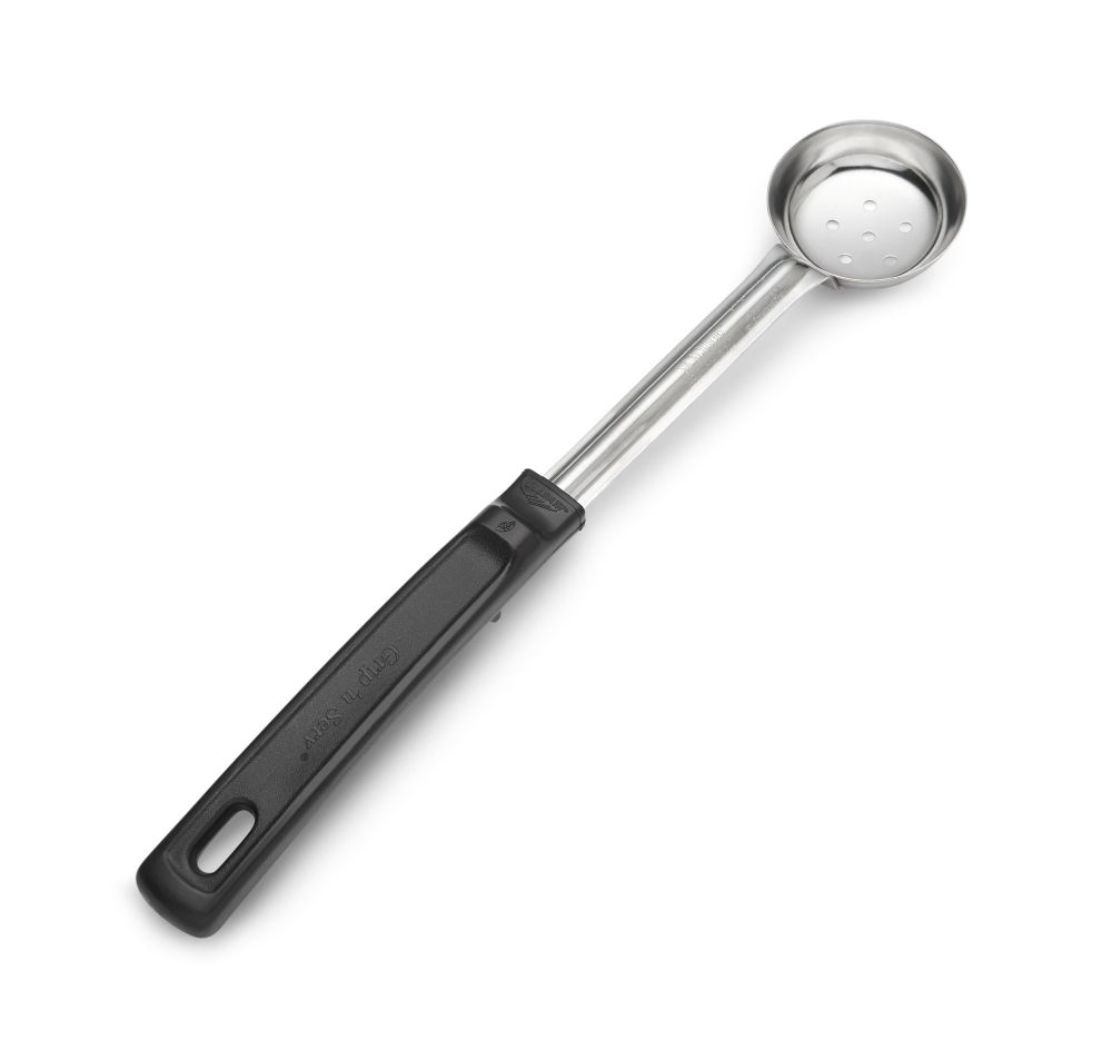 Vollrath Black Perforated Spoodle Utensil, 1 Ounce -- 12 Per Case