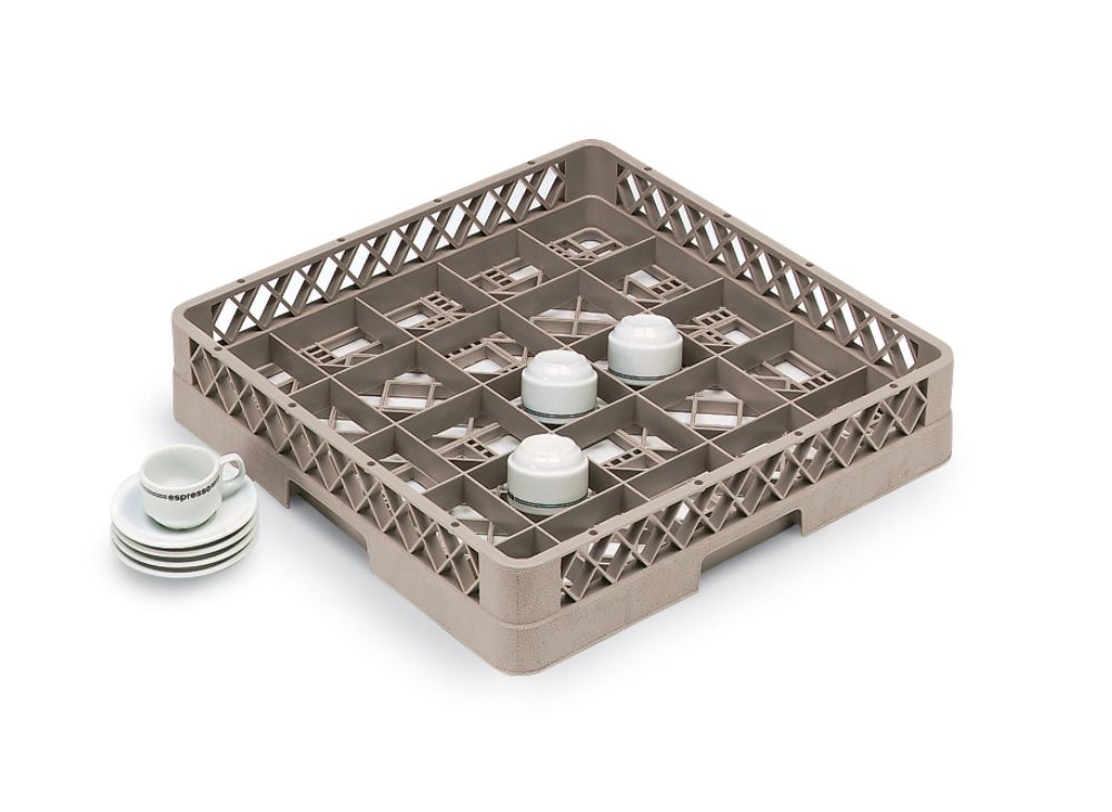 Traex Beige 25 Compartment Cup Rack -- 6 Per Case