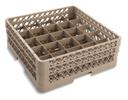 Traex Rack Master Beige 25 Compartment Glass Rack with Two Extenders, 7 1/8 x 19 3/4 x 19 3/4 inch -- 2 per case.