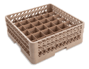 Traex Rack Master Beige 36 Compartment Glass Rack with Two Extenders, 7 1/8 x 19 3/4 x 19 3/4 inch -- 2 per case.