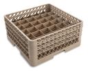 Traex Rack Master Beige 36 Compartment Glass Rack with Three Extenders, 8 3/4 x 19 3/4 x 19 3/4 inch -- 2 per case.