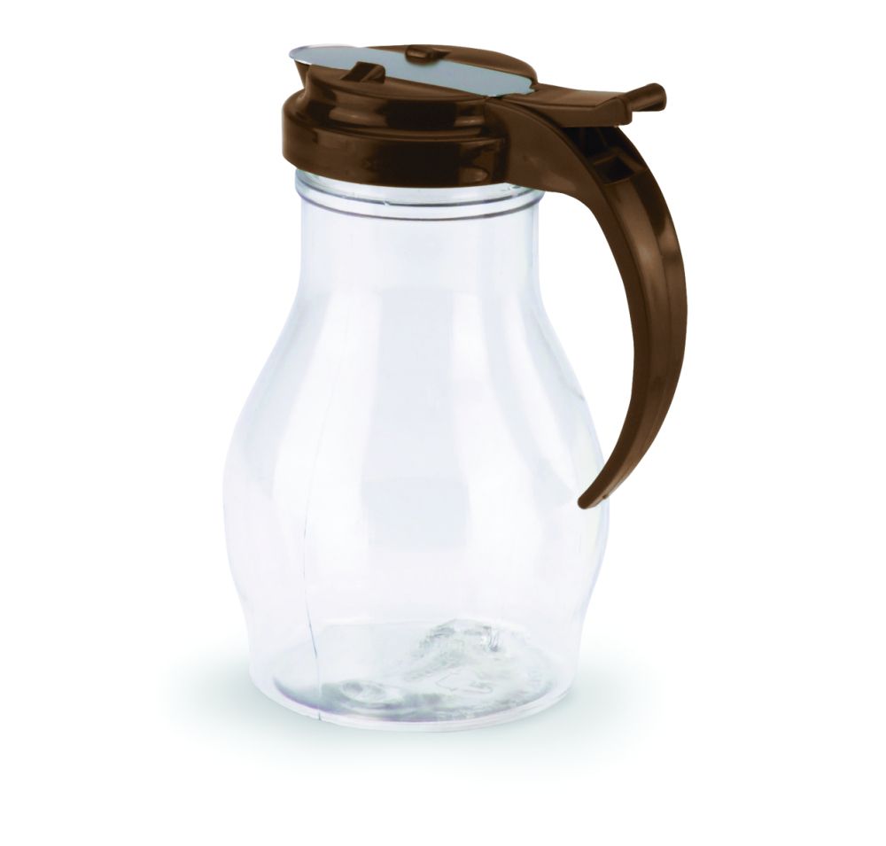 Traex Cafe Color Collection Dripcut Server, Brown Top, 16 Ounce -- 12 Per Case