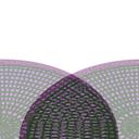 Vollrath Round Black Anti Skid Tray Mate -- 12 per case.