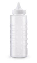 Vollrath Traex Clear Close Cap Squeeze Dispenser, 32 Ounce -- 12 per case.