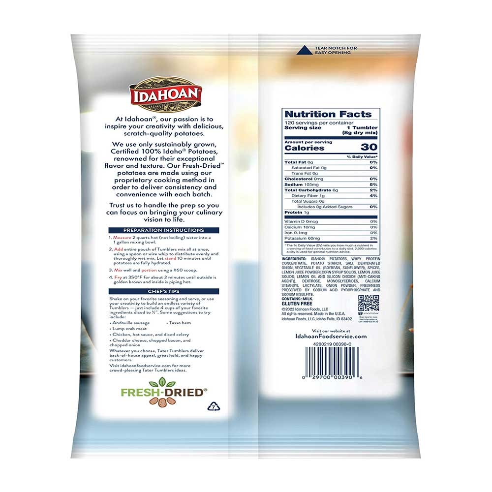 Idahoan Appetizer Potato Bites Mix, 32.9 Ounce -- 4 Per Case