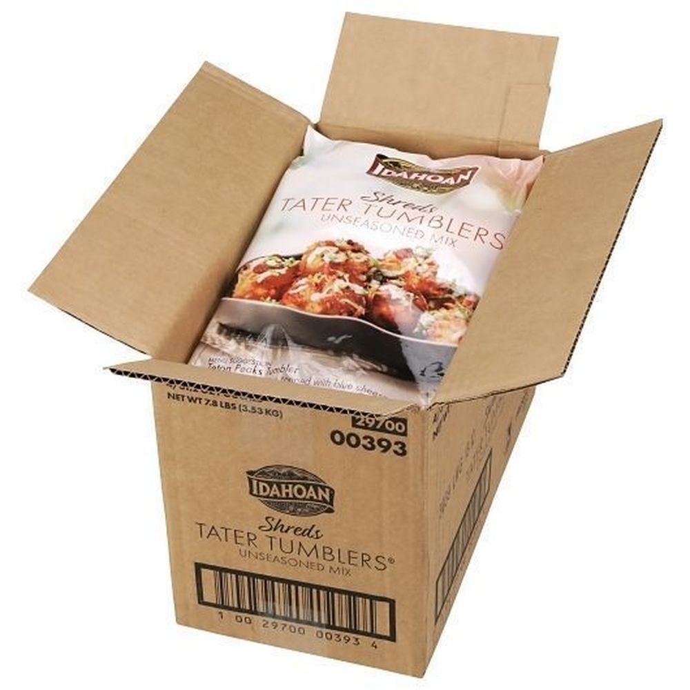 Idahoan Shreds Tater Tumblers Unseasoned Mix, 31.2 Ounce -- 4 Per Case