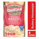 Idahoan Buttery Homestyle Mashed Potatoes, 4 Ounce Pouch -- 12 per case.