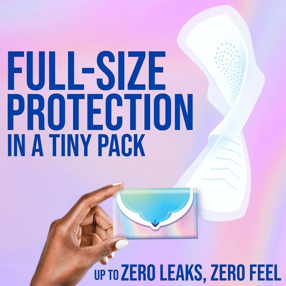 Always Pocket Size 2 Heavy Flow Flexfoam Pads with Wings, 10 count -- 4 per case