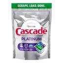 Cascade Platinum ActionPacs Fresh Scent Automatic Dishwasher Detergent Pods, 59 count -- 3 per case