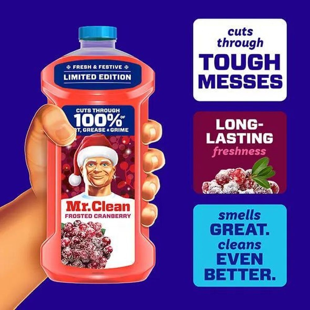 Mr. Clean Frosted Cranberry All Purpose Cleaner Liquid, 41 Fluid Ounce -- 4 per case