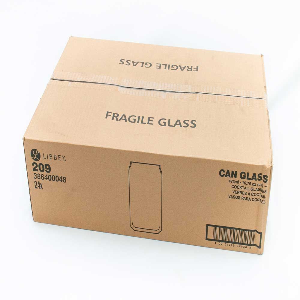 Libbey 209 Beer Can Glass, 16 Ounce -- 24 Per Case