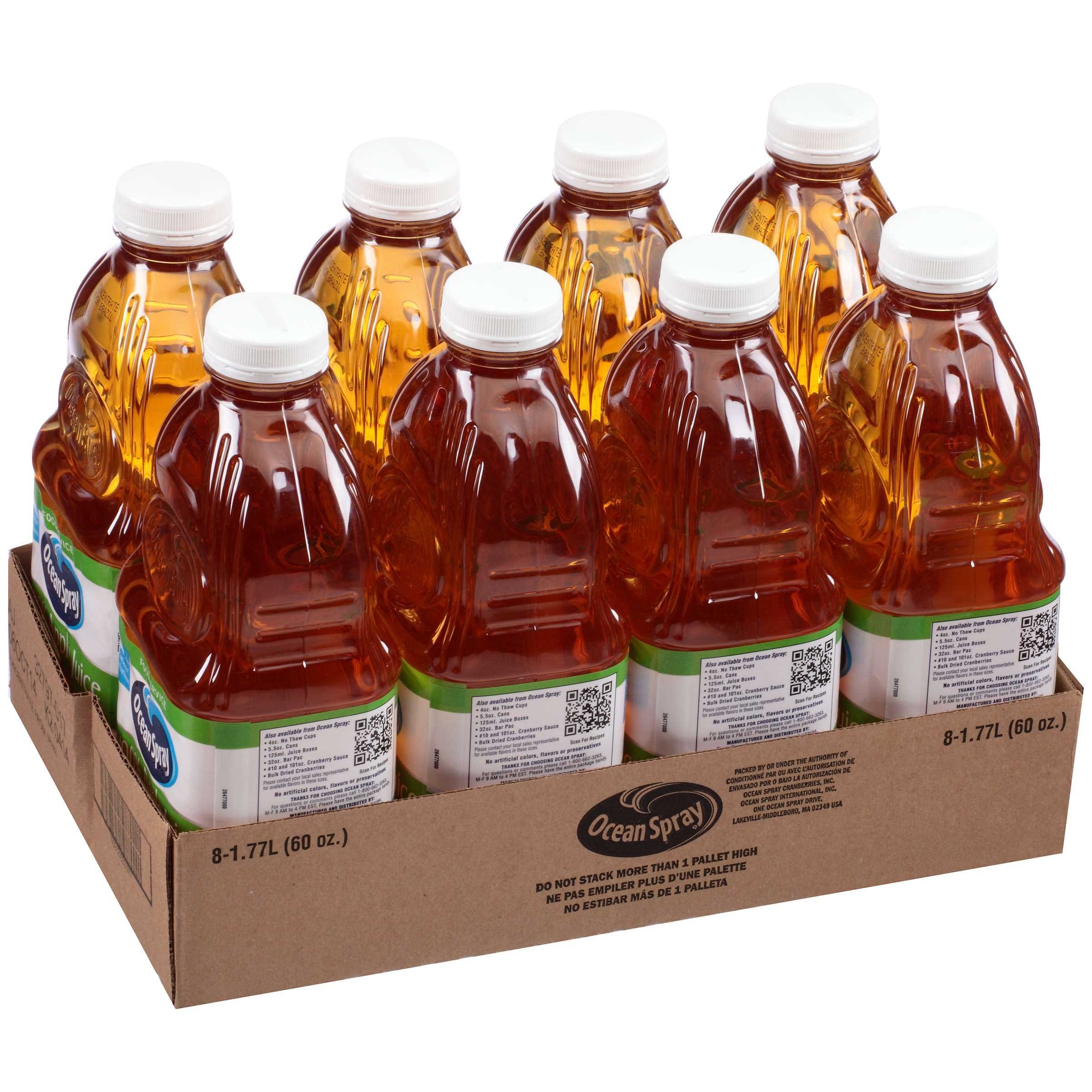Ocean Spray Apple Juice, 60 Fluid Ounce -- 8 per case
