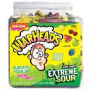 Warheads Hard Candy, 34 Ounce Tub -- 6 per case.