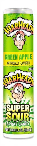 Warheads Super Sour Spray Candy -- 24 per case