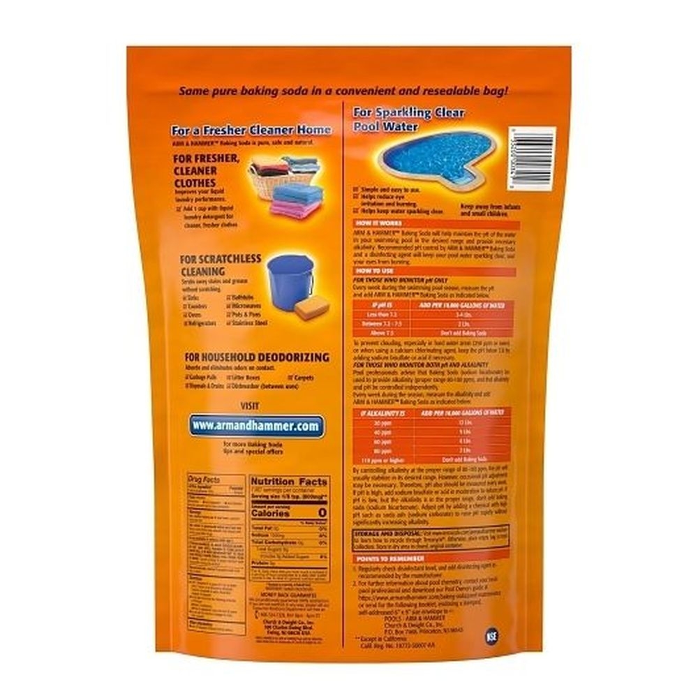 Arm and Hammer Pure Baking Soda, 10.8 Pound - 4 per case