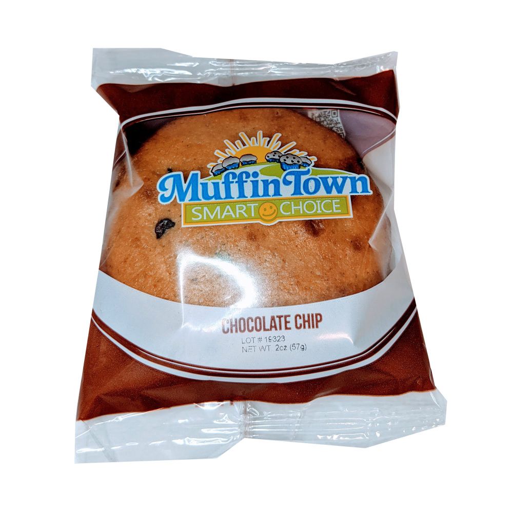 Smart Choice Wholegrain Chocolate Chip Muffin Tops, 2 Ounce -- 60 Per Case