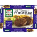 Jones Dairy Farm Golden Brown All Natural Maple Flavored Pork Sausage Patties, 7 Ounce - 12 per case