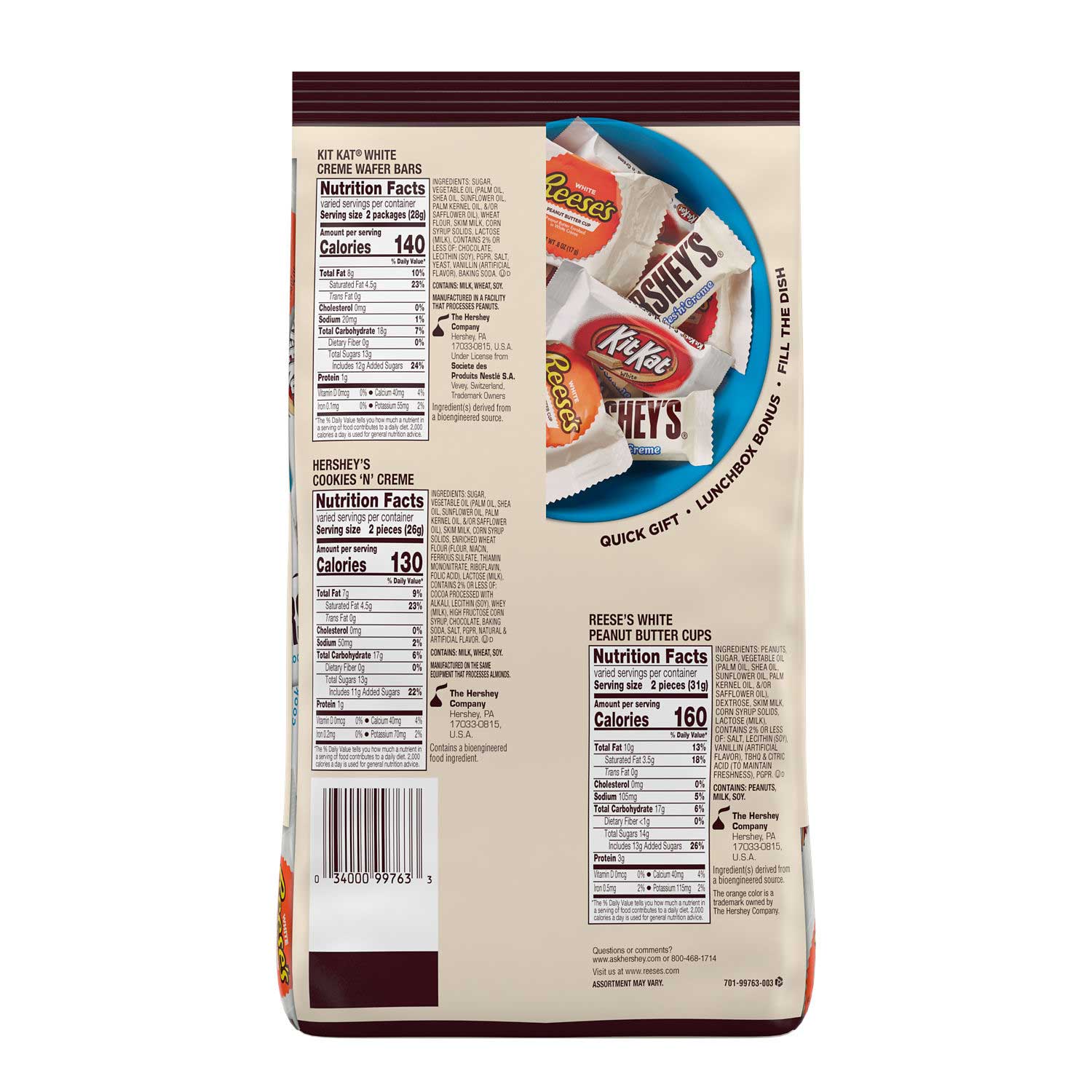 Assortment Candy - Party Pack, 31.6 Ounce -- 8 per case