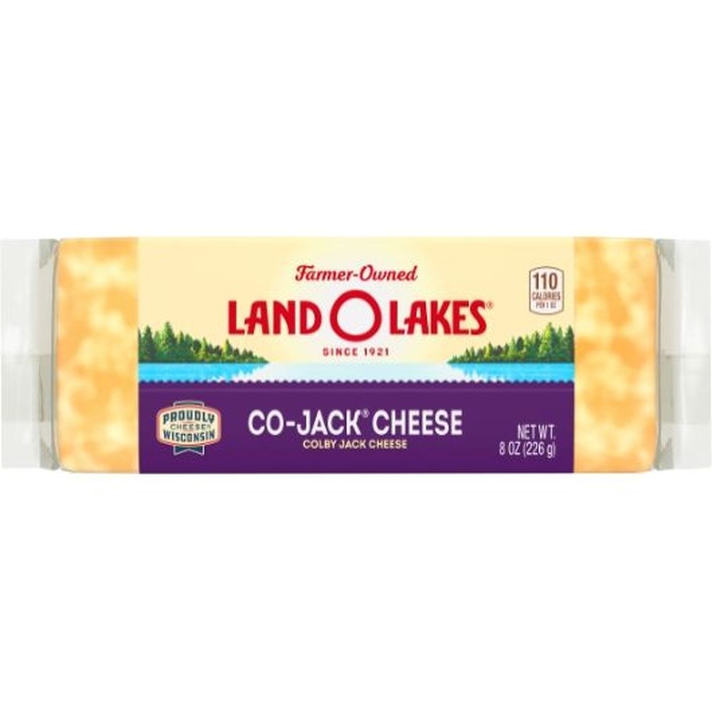 Land O Lakes Colby Jack Cheese Chunk, 8 Ounce - 14 per case