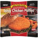 John Soules Foods Spicy Chicken Breast Patty Fritter, 1.5 Pound -- 6 per case