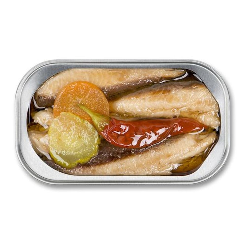 King Oscar Spanish Style Skinless Boneless Sardines in Chili Pepper and Olive Oil, 3.75 Ounce -- 12 per case