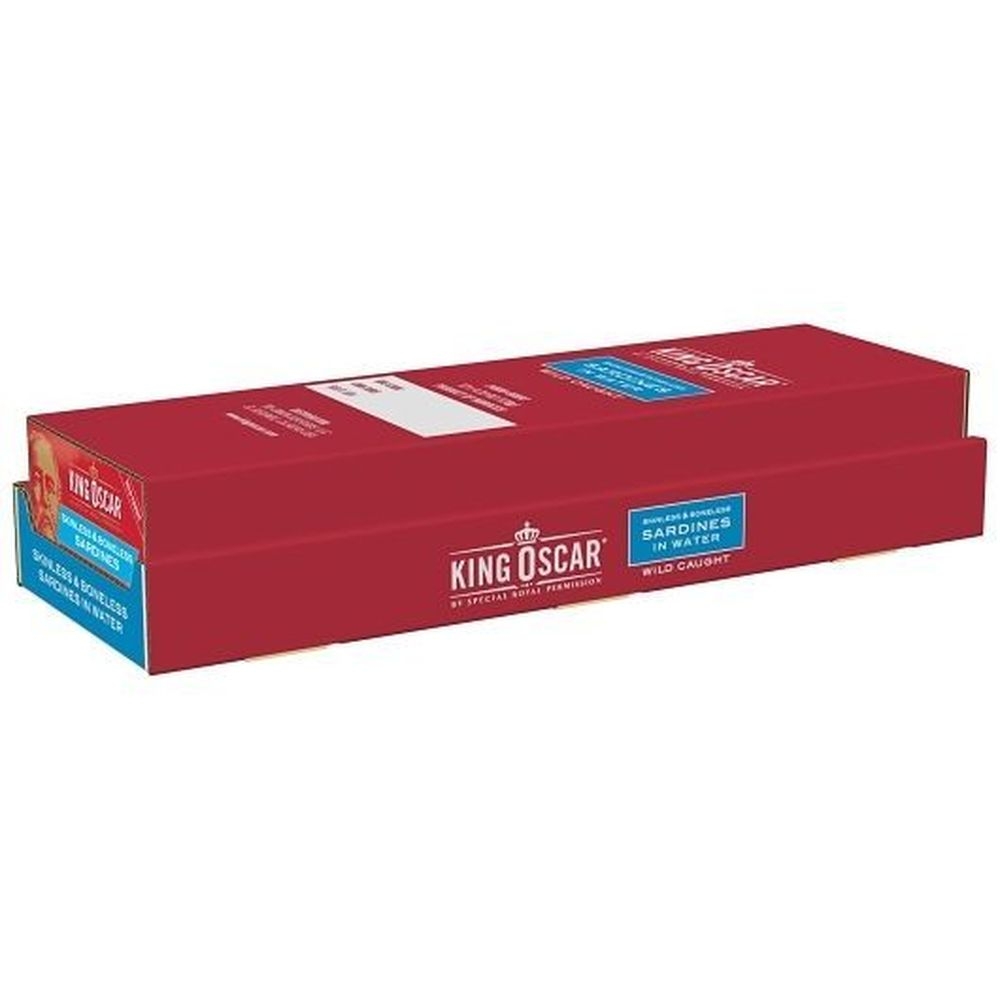 King Oscar Skinless Boneless Sardines in Water, 4.23 Ounce -- 12 per case