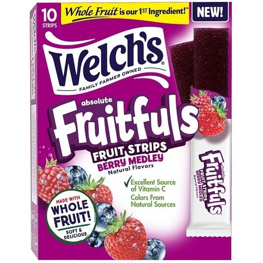 Fruitfuls Berry Medley Fruit Strips, 0.5 Ounce - 120 per case