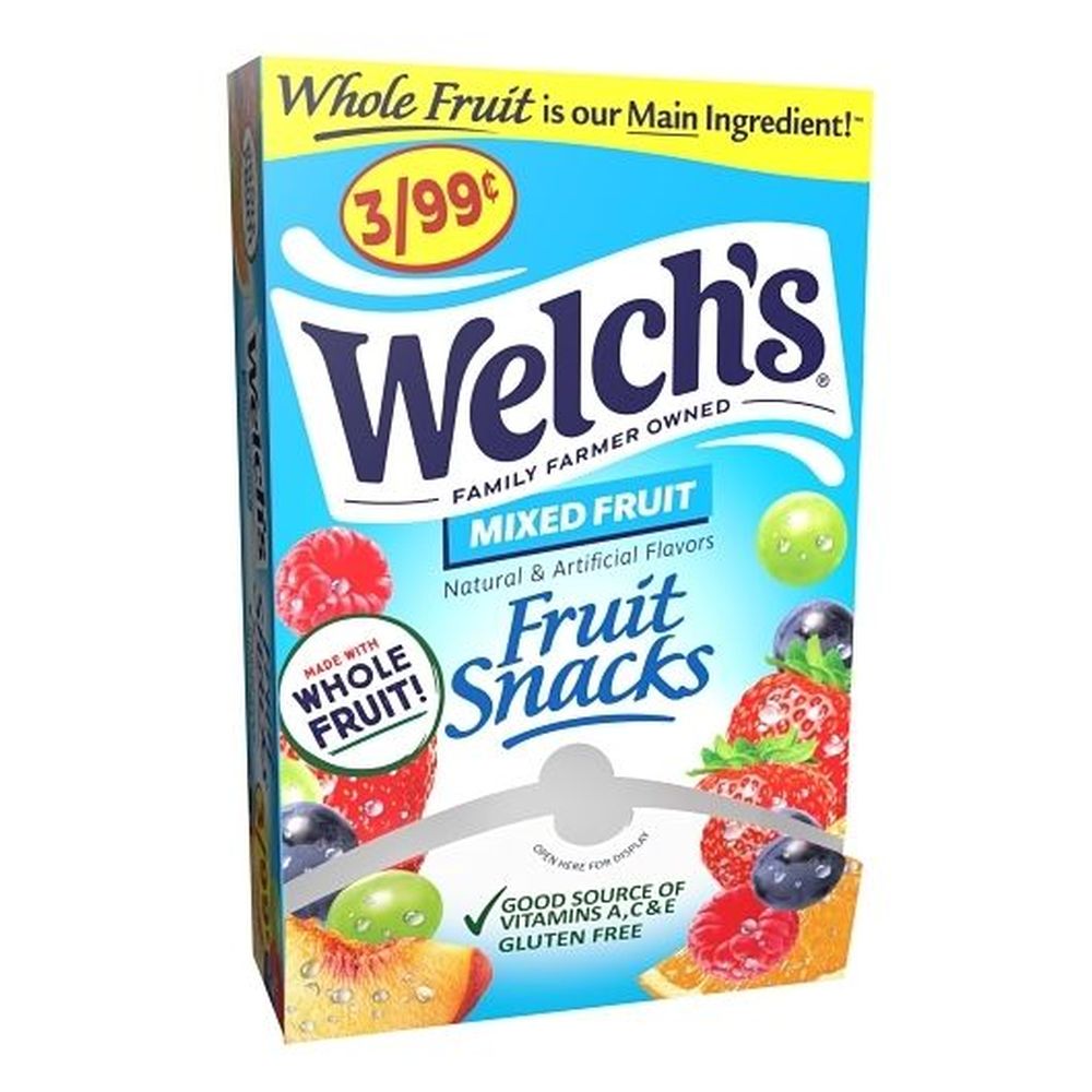Welchs Mixed Fruit Snacks, 0.5 Ounce -- 144 per case