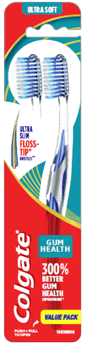 Colgate Gum Health Toothbrush, 2 count per pack -- 36 per case