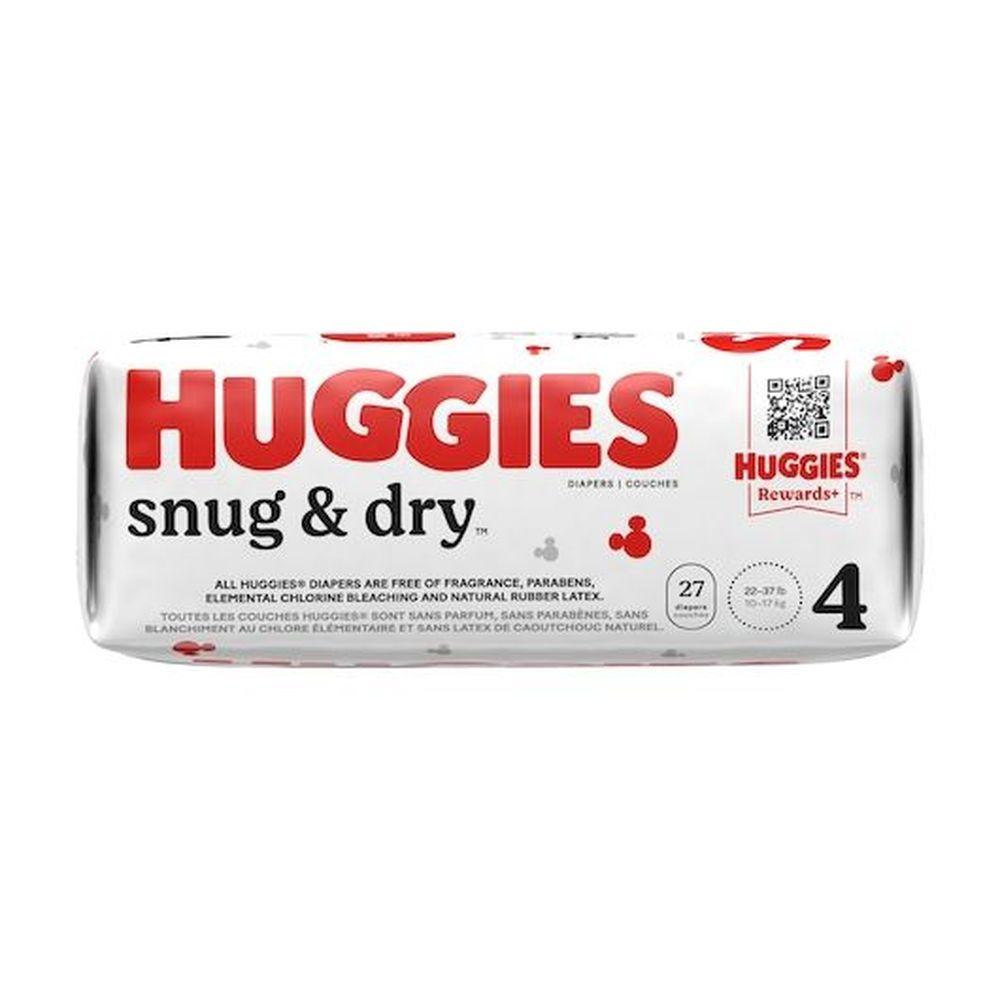 Huggies Size Snug and Dry Diaper Jumbo Pack, 27 count -- per