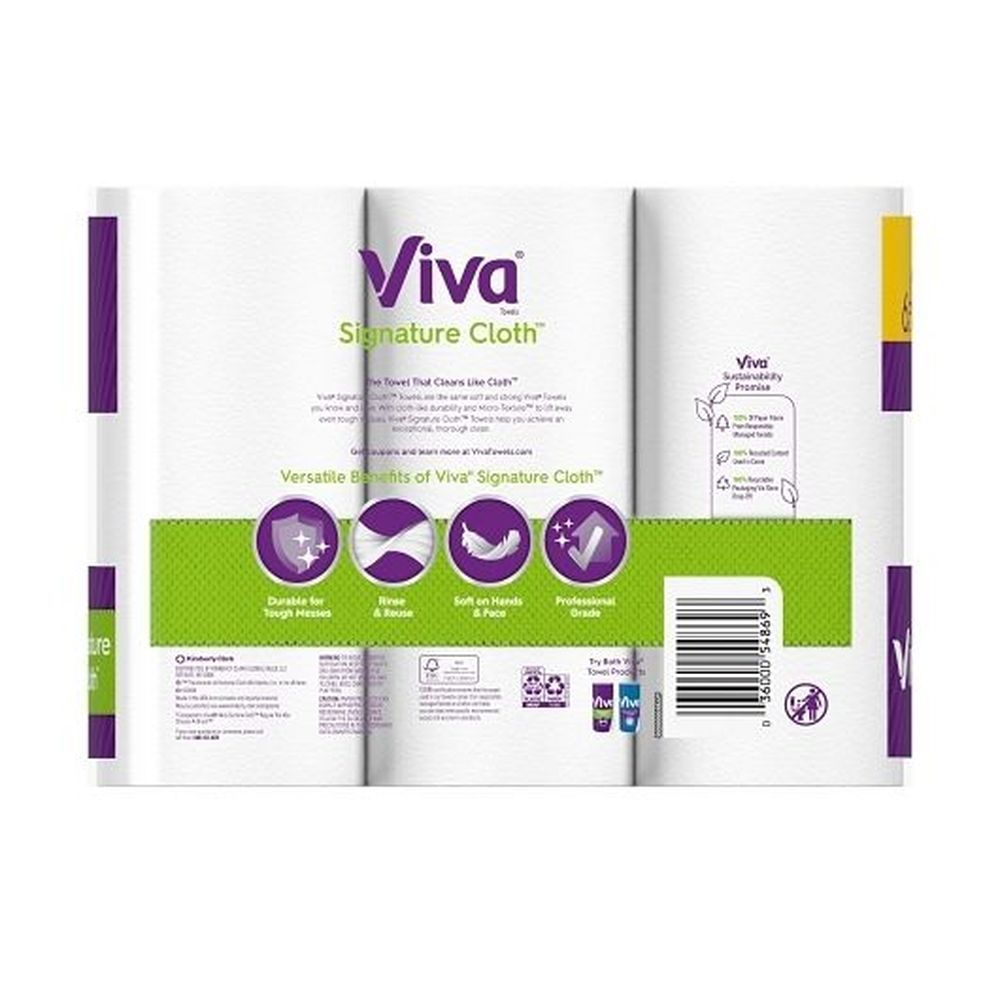 Viva Signature Cloth Big Case Roll Towel, 420 Count -- 4 Per Case