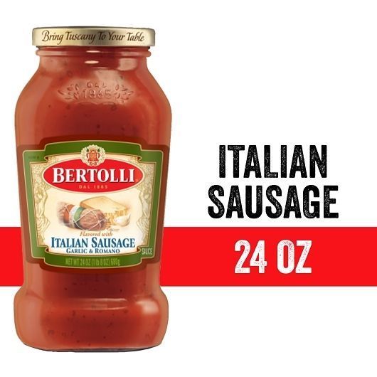 Bertolli Italian Sausage Sauce, 24 Ounce -- 6 Per Case
